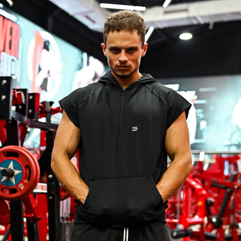Phantom sleeveless hoodie