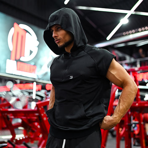 Phantom sleeveless hoodie