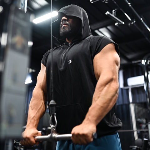 Phantom sleeveless hoodie